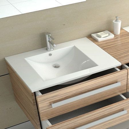 Умивальник (раковина) REA DAFNE 70 WHITE врізний білий REA-U0190 фото