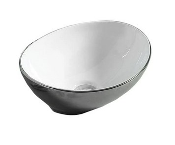 Умывальник (раковина) MEXEN ELZA SILVER WHITE накладной * MEX-21014079 фото