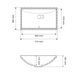 Умивальник (раковина) VBI SIRACUSA WHITE врізний VBI-018001 фото 4