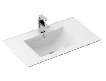 Умивальник (раковина) REA DAFNE 75 WHITE врізний білий REA-U0040 фото