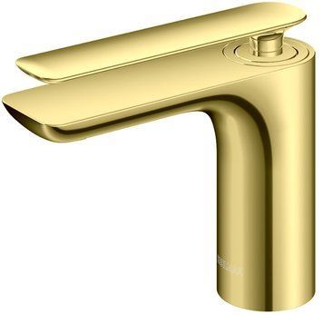 Смеситель для раковины (умывальника) KOHLMAN EXPERIENCE GOLD низкий * QB100EGD фото