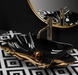 Умывальник (раковина) REA INFINITY GOLD BLACK накладной * REA-U3402 фото 5