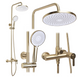 Душовий гарнітур REA ONTARIO BRUSHED GOLD REA-P9494 фото 1