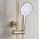 Душовий гарнітур REA ONTARIO BRUSHED GOLD REA-P9494 фото 4