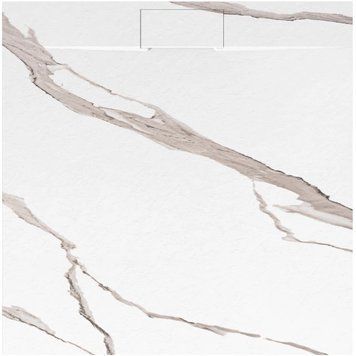 Душевой поддон REA BAZALT 90x90 CARRARA WHITE REA-K7002 фото