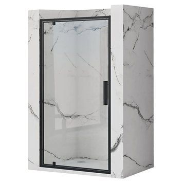 Душевая дверь REA RAPID SWING 100 BLACK REA-K6410 фото