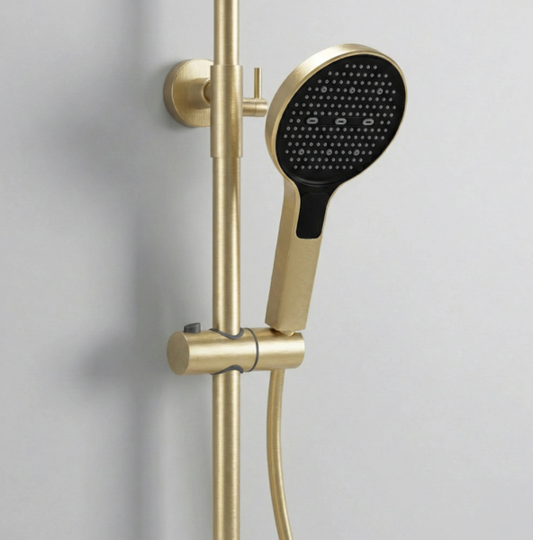 Душовий гарнітур REA FAREL BRUSHED GOLD REA-P0355 фото