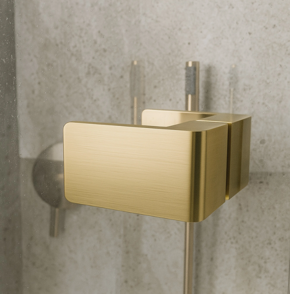 Душова кабіна REA ATLAS 80х90 P BRUSHED GOLD 80х90 P BRUSHED GOLD KPL-K4371 фото