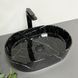 Умивальник (раковина) VBI VERONA 50 BLACK MARMO GLOSSY накладний VBI-011314 фото 3