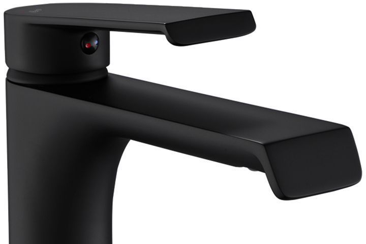 Змішувач для раковини (умивальника) REA HASS BLACK чорний високий REA-B9966 фото