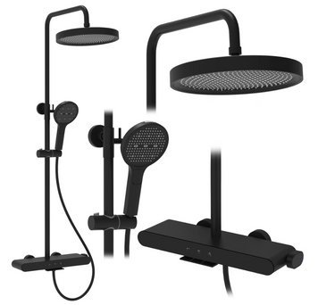 Душевой гарнитур REA FAREL BLACK REA-P0354 фото