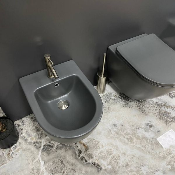 Підвісне біде VBI VULCANO GREY MATT VBI-014903 фото