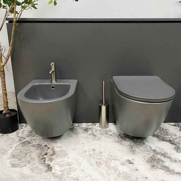 Підвісне біде VBI VULCANO GREY MATT VBI-014903 фото