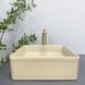 Умивальник (раковина) VBI BOLZANO BEIGE MATT накладний VBI-013802 фото 3