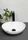 Умивальник (раковина) VBI PARMA S MARBLE NATURE GLOSSY накладний VBI-011002 фото 3