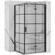 Душова кабіна REA MOLIER 80x80 BLACK REA-K8412 + REA-K8537 фото 1