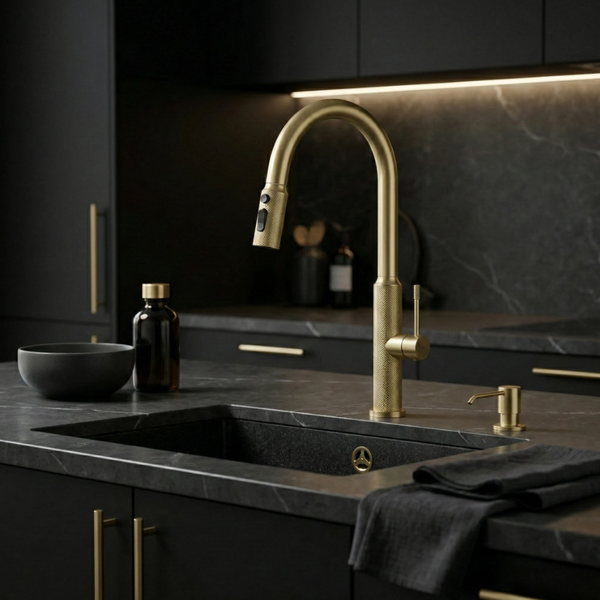 Смеситель для кухни REA MASTER BRUSHED GOLD REA-B7204 фото