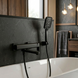Смеситель для ванны REA ARLO BLACK с изливом REA-B4590 фото 2
