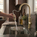Смеситель для кухни REA MASTER BRUSHED GOLD REA-B7204 фото 2