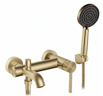 Змішувач для ванни REA FOSTER BRUSHED GOLD з виливом REA-B6445 фото