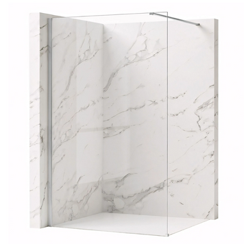 Душевая стенка REA FLEXI 100 TRANSPARENT CHROME KPL-K99062 фото