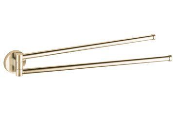 Вешалка для полотенец VBI VENUS BRUSH GOLD поворотная двойная VBI-040018BG фото