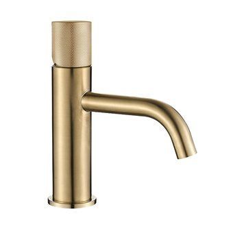 Змішувач для раковини VBI MILANO DUO BRUSHED GOLD низький VBI-050100BG-H02BG фото