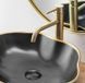 Змішувач для раковини (умивальника) REA LUNGO BRUSHED GOLD золотий матовий високий REA-B4526 фото 5