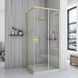 Душова кабіна REA CITY 80х80 BRUSHED GOLD REA-K6444 фото 2