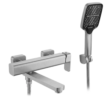 Смеситель для ванны REA ARLO NICKEL BRUSHED с изливом REA-B4582 фото