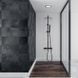 Душовий гарнітур YOKA FERRA 25 BLACK з термостатом * BP.FERRA-THERM-25-BLK фото 2