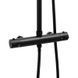 Душовий гарнітур YOKA FERRA 25 BLACK з термостатом * BP.FERRA-THERM-25-BLK фото 10