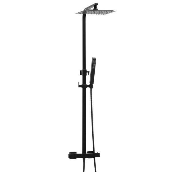 Душовий гарнітур YOKA GIRA 25 BLACK з термостатом * BP.GIRA-THERM-25-BLK фото