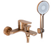 Змішувач для ванни та душу REA DROP BRUSHED COPPER з виливом REA-B6397 фото 1