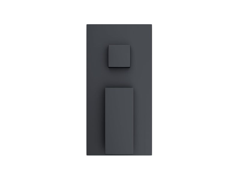 Душовий гарнітур прихованого монтажу Corsan ADOUR BLACK + BOX чорний Z01MBL фото