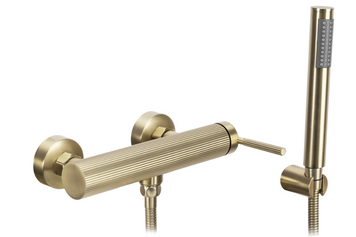 Змішувач для ванни REA ARGON BRUSHED GOLD без виливу REA-B7806 фото