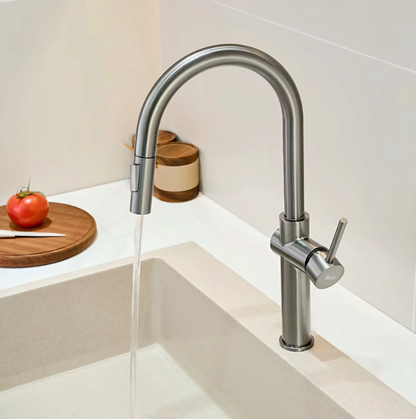 Смеситель для кухни REA FRESH HIGH NIKIEL BRUSHED REA-B6330 фото