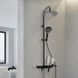 Душовий гарнітур YOKA SABA 25 BLACK з виливом * BP.SABA25-BLK фото 2