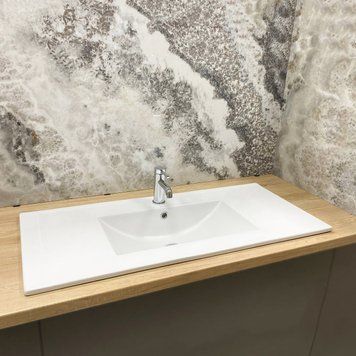 Умивальник (раковина) VBI FERRARA 100 WHITE врізний VBI-018030 фото
