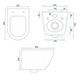 Подвесной унитаз REA CARLO MINI TORNADO PRO WHITE REA-C8770 фото 6