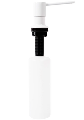 Врезной дозатор для жидкости REA WHITE 330 мл. BAT-05003 фото