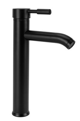 Змішувач для раковини (умивальника) REA GRAFF BLACK чорний високий REA-B8665 фото