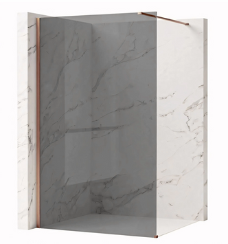 Душова стінка REA FLEXI 110 GREY BRUSHED COPPER KPL-K99383 фото