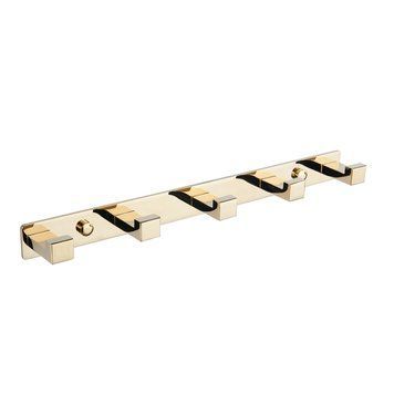 Крючок для полотенец VBI QUADRO GOLD пятерной VBI-049705GL фото