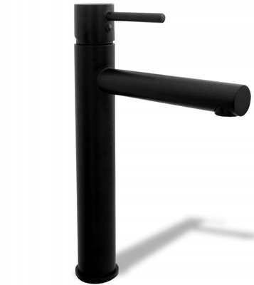 Смеситель для раковины (умывальника) REA TESS BLACK черный высокий REA-B0229 фото