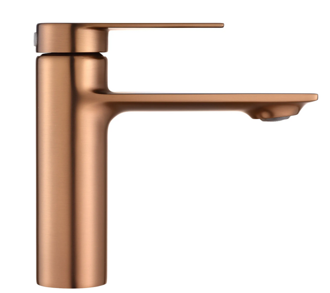Змішувач для раковини REA STORM BRUSHED COPPER низький REA-B3001 фото