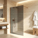Душова стінка REA FLEXI 130 GREY BRUSHED COPPER KPL-K99381 фото 2
