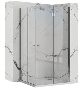 Душевая кабина REA FOLD N2 70x90 CHROME REA-K7444 + REA-K7442 фото