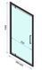 Душова кабіна REA RAPID SWING 80x90 BLACK REA-K6421 + REA-K6409 фото 6